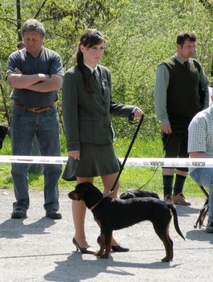 s Diankou na výstave