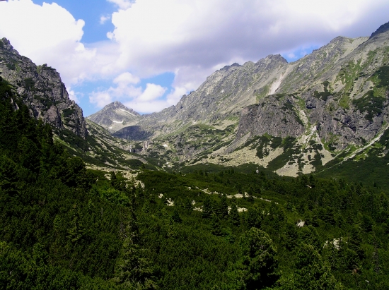 pohlad z lanovky na solisko