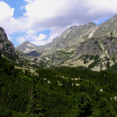 pohlad z lanovky na solisko