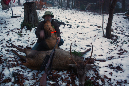 Radosť z gazdovho úlovku