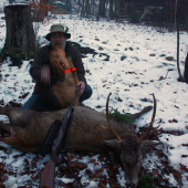 Radosť z gazdovho úlovku