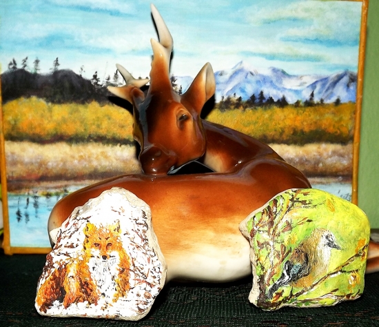 Keď nie je už na čo malovať, tak na kameň