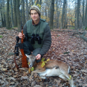 Ráno  moja prvá muflónia zver