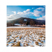 kaplnka v zimnom šate