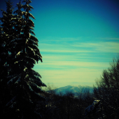 Pod večer za horou...