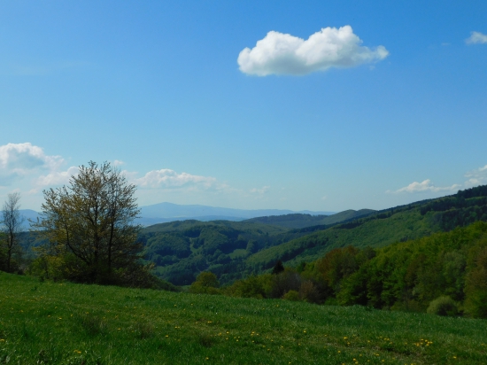 Vyhľad na Biele Karpaty...