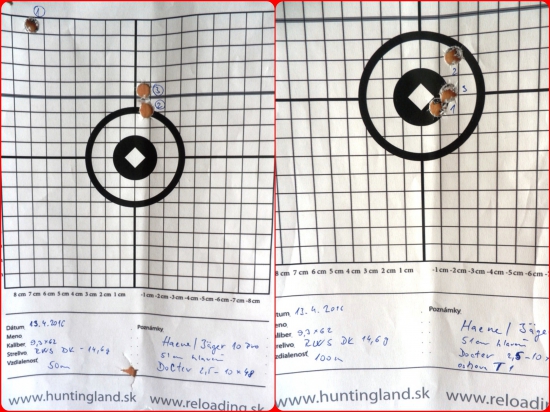 RWS  9,3x62 - Doppelkern - 14,6g/ 225gr, Haenel Jäger 10 PRO