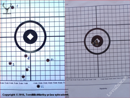 7x64 -prebíjaný  Barnes TTSX 150gr  a priamo opretá hlaveň