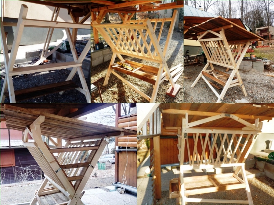 Víkendovka - stavba krmelca