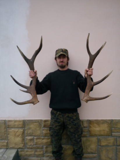 vľavo môj vpravo kamošou 250m od seba