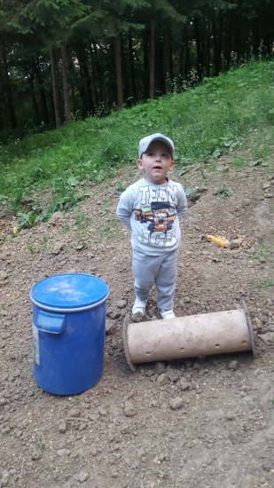 Dedkovi som pomohol s kukuricou ...