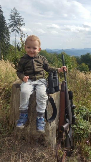 Z vnúčikom na vychádzke ...