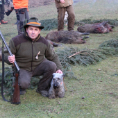 Po odovzdaní zálomku. Pekná Štefánska poľovačka