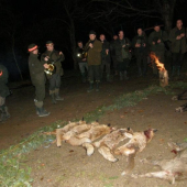 Ľava strana výradu - trubači