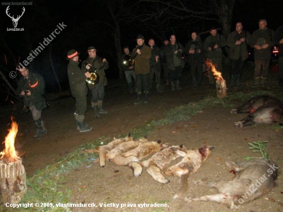 Ľava strana výradu - trubači