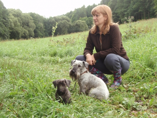 Moja chovateľka a dvaja zverenci