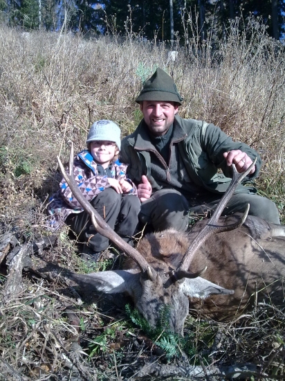 Ulovený jeleň na pravé poludnie