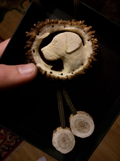 Poľovnícka kravata (bolo)- moja výroba