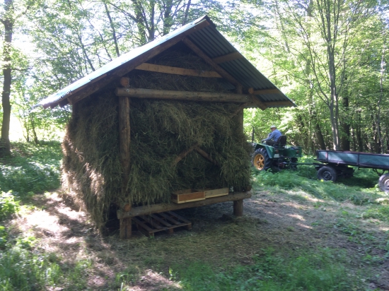 Senník pripravený na zimu