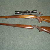 nova pažba na CZ 550.  Moja praca.