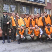 pred spoločnou poľovačkou-soš LESNICKA Prešov 4.B