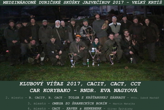 Car Korybako/ 19.11.2017 MDSJ- Víťaz, klubový víťaz 2017