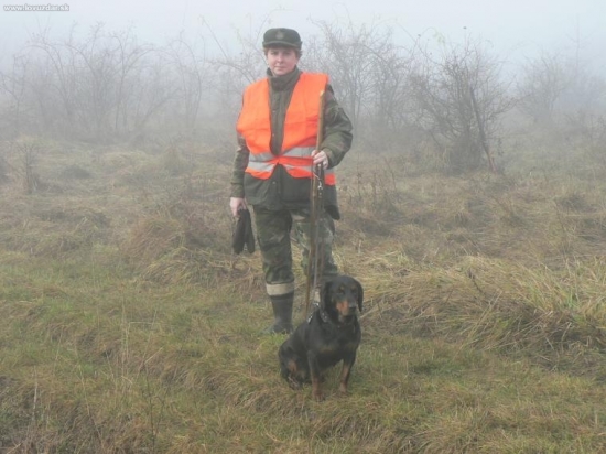 Poľovníčka Zuzka so svojou kopovkou