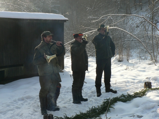 Trubači na spoločnéj poľovačke...:-)