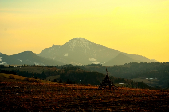 Večerný výhlad na choč