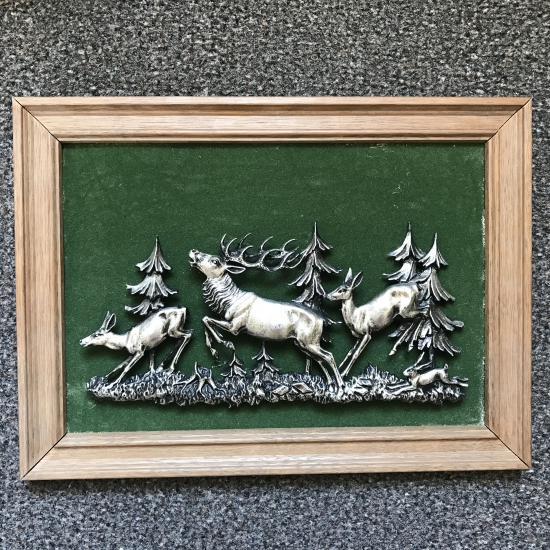 Starý cínový obraz