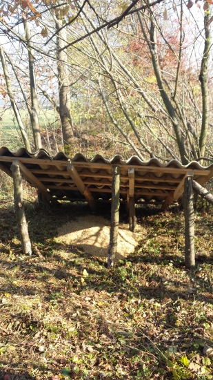 Novy krmelec pre bazanty