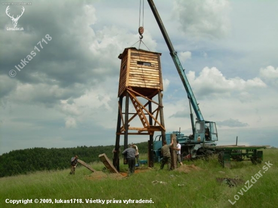 Stavba posedu - PZ Bukova Lipany