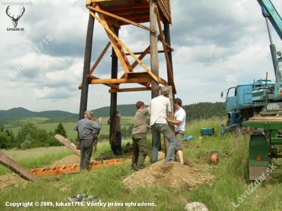 Stavba posedu - PZ Bukova Lipany