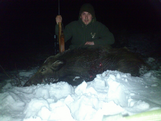 kancek z polamanu nohu