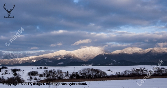 Veľká Fatra večer