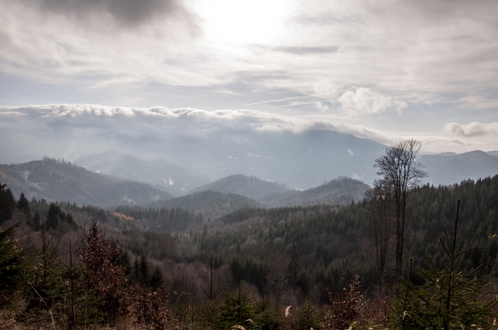 Poľana v oblakoch