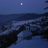 východ mesiaca