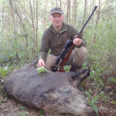 Diviak z miesta činu