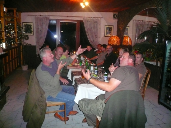 slavnostna vecera v na počest sv.huberta