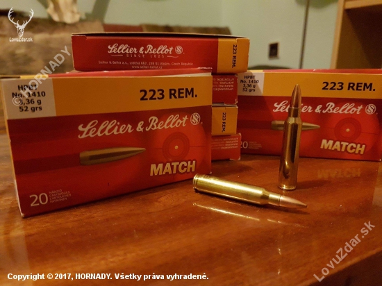 223 remington,  Sellier & Bellot HPBT 3,36 g