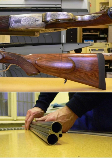 Originál trojačik Winkler Ferlach 12-12/.22 Hornet