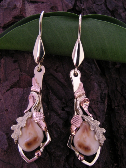 dámske náušnice s grandlami