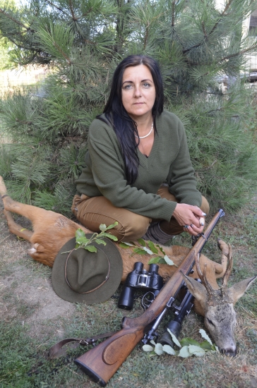 Dlho vychodený srnec mojej poľovníčky