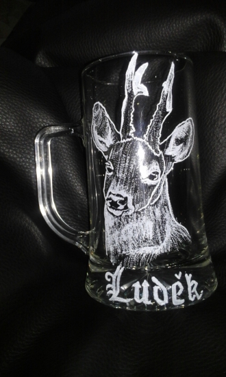 Moje ručné gravírovanie - Srnec