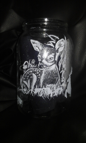 Moje ručné gravírovanie - Srnca