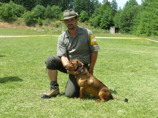 Ajax z Jahodníckych Hájov s majiteľom