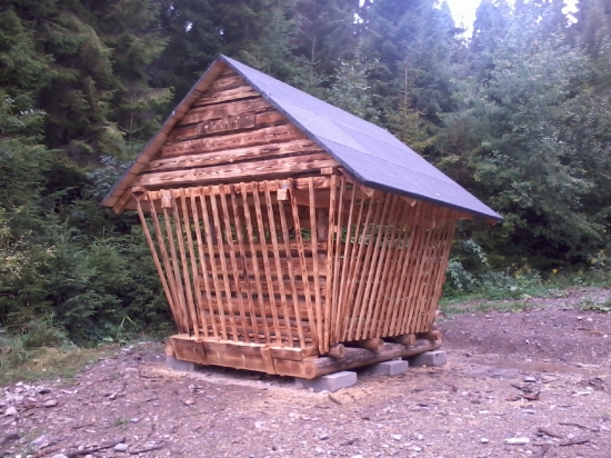 krmelec v lesoch mesta SNV