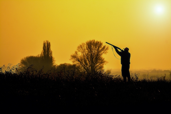 západ poľovníckeho dňa