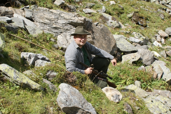 Úspešná poľovačka na svišťa