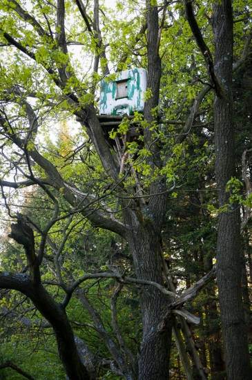 Kazatelna z plastového jednokubíkového IBC kontejneru
